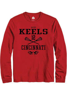 Alyse Keels  Cincinnati Bearcats Red Rally NIL Sport Icon Long Sleeve T Shirt