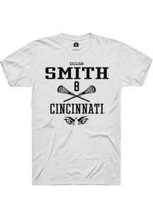 Gillian Smith  Cincinnati Bearcats White Rally NIL Sport Icon Short Sleeve T Shirt