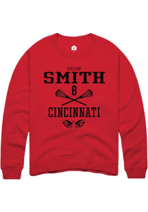 Gillian Smith  Rally Cincinnati Bearcats Mens Red NIL Sport Icon Long Sleeve Crew Sweatshirt