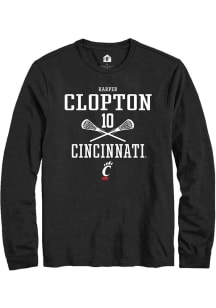 Harper Clopton  Cincinnati Bearcats Black Rally NIL Sport Icon Long Sleeve T Shirt