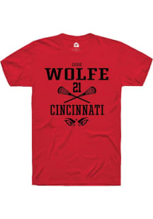 Lexie Wolfe  Cincinnati Bearcats Red Rally NIL Sport Icon Short Sleeve T Shirt