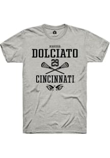 Marissa Dolciato  Cincinnati Bearcats Ash Rally NIL Sport Icon Short Sleeve T Shirt