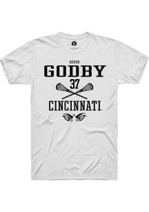 Reese Godby  Cincinnati Bearcats White Rally NIL Sport Icon Short Sleeve T Shirt