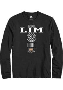 Madison Lim  Ohio Bobcats Black Rally NIL Sport Icon Long Sleeve T Shirt