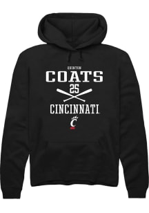 Quinton Coats  Rally Cincinnati Bearcats Mens Black NIL Sport Icon Long Sleeve Hoodie