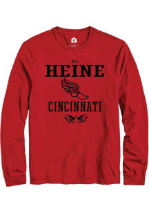 Mia Heine  Cincinnati Bearcats Red Rally NIL Sport Icon Long Sleeve T Shirt