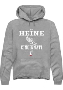 Mia Heine  Rally Cincinnati Bearcats Mens Graphite NIL Sport Icon Long Sleeve Hoodie