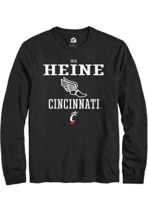 Mia Heine  Cincinnati Bearcats Black Rally NIL Sport Icon Long Sleeve T Shirt