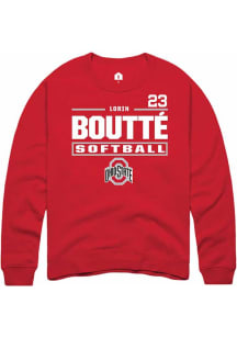 Lorin Boutté  Ohio State Buckeyes Black Rally NIL Stacked Box Short Sleeve T Shirt