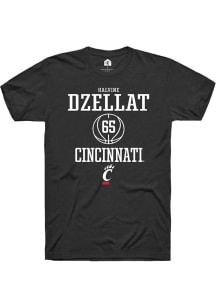 Halvine Dzellat  Cincinnati Bearcats Black Rally NIL Sport Icon Short Sleeve T Shirt