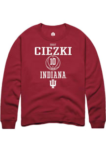 Shay Ciezki  Rally Indiana Hoosiers Mens Cardinal NIL Sport Icon Long Sleeve Crew Sweatshirt