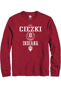 Shay Ciezki  Indiana Hoosiers Cardinal Rally NIL Sport Icon Long Sleeve T Shirt