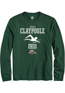 Jordan Claypoole  Ohio Bobcats Green Rally NIL Sport Icon Long Sleeve T Shirt