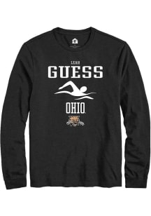 Leah Guess  Ohio Bobcats Black Rally NIL Sport Icon Long Sleeve T Shirt