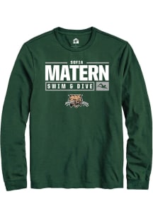 Sofia Matern  Ohio Bobcats Green Rally NIL Stacked Box Long Sleeve T Shirt