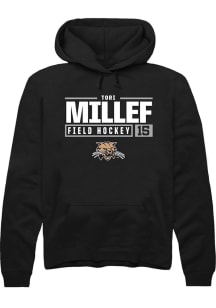 Tori Millef  Rally Ohio Bobcats Mens Black NIL Stacked Box Long Sleeve Hoodie