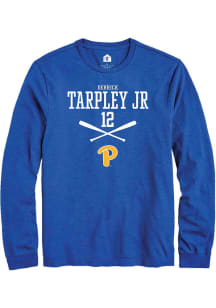Derrick Tarpley Jr  Pitt Panthers Blue Rally NIL Sport Icon Long Sleeve T Shirt