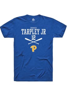 Derrick Tarpley Jr  Pitt Panthers Blue Rally NIL Sport Icon Short Sleeve T Shirt