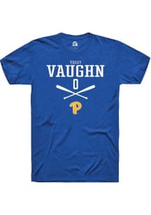 Tieley Vaughn  Pitt Panthers Blue Rally NIL Sport Icon Short Sleeve T Shirt