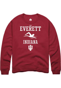 Ian Everett  Rally Indiana Hoosiers Mens Cardinal NIL Sport Icon Long Sleeve Crew Sweatshirt