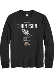 Garrett Thompson  Ohio Bobcats Black Rally NIL Sport Icon Long Sleeve T Shirt