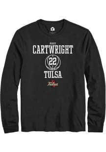 Mady Cartwright  Tulsa Golden Hurricane Black Rally NIL Sport Icon Long Sleeve T Shirt