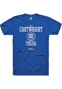 Mady Cartwright  Tulsa Golden Hurricane Blue Rally NIL Sport Icon Short Sleeve T Shirt