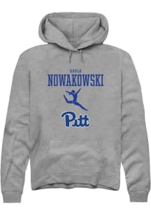 Kayla Nowakowski  Rally Pitt Panthers Mens Graphite NIL Sport Icon Long Sleeve Hoodie