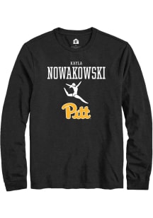 Kayla Nowakowski  Pitt Panthers Black Rally NIL Sport Icon Long Sleeve T Shirt