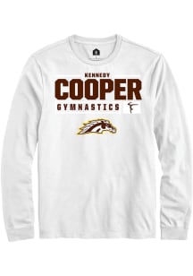 kennedy cooper  Western Michigan Broncos White Rally NIL Stacked Box Long Sleeve T Shirt
