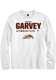Reilan Garvey  Western Michigan Broncos White Rally NIL Stacked Box Long Sleeve T Shirt