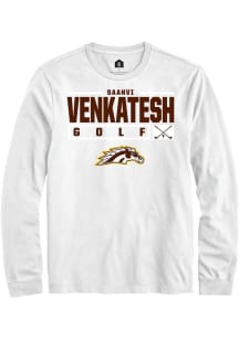 Saanvi Venkatesh  Western Michigan Broncos White Rally NIL Stacked Box Long Sleeve T Shirt