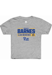 Isaac Terhune  Pitt Panthers Blue Rally NIL Sport Icon Short Sleeve T Shirt