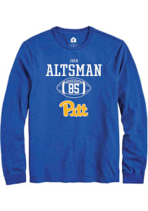 Josh Altsman  Pitt Panthers Blue Rally Football NIL Sport Icon Long Sleeve T Shirt