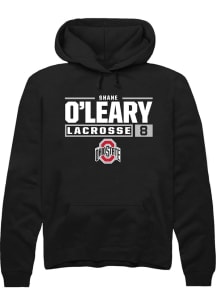 Shane O’Leary  Rally Ohio State Buckeyes Mens Black NIL Stacked Box Long Sleeve Hoodie