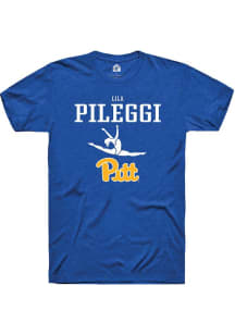 Lila Pileggi  Pitt Panthers Blue Rally NIL Sport Icon Short Sleeve T Shirt