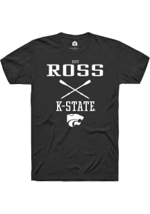 Izzy Ross  K-State Wildcats Black Rally NIL Sport Icon Short Sleeve T Shirt