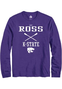 Izzy Ross  K-State Wildcats Purple Rally NIL Sport Icon Long Sleeve T Shirt