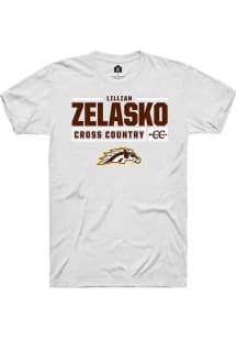 Lillian Zelasko  Western Michigan Broncos White Rally NIL Stacked Box Short Sleeve T Shirt