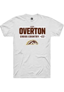 Lily Overton  Western Michigan Broncos White Rally NIL Stacked Box Short Sleeve T Shirt