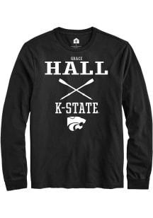 Grace Hall  K-State Wildcats Black Rally NIL Sport Icon Long Sleeve T Shirt