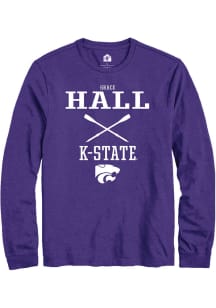 Grace Hall  K-State Wildcats Purple Rally NIL Sport Icon Long Sleeve T Shirt