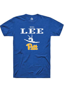Meika Lee  Pitt Panthers Blue Rally NIL Sport Icon Short Sleeve T Shirt
