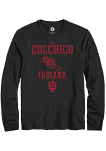 Nico Colchico  Indiana Hoosiers Black Rally NIL Sport Icon Long Sleeve T Shirt