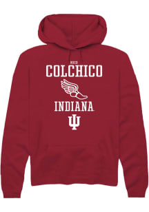 Nico Colchico  Rally Indiana Hoosiers Mens Red NIL Sport Icon Long Sleeve Hoodie