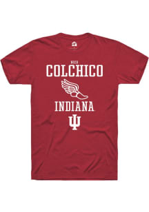 Nico Colchico  Indiana Hoosiers Red Rally NIL Sport Icon Short Sleeve T Shirt