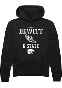 Lindsey DeWitt  Rally K-State Wildcats Mens Black NIL Sport Icon Long Sleeve Hoodie