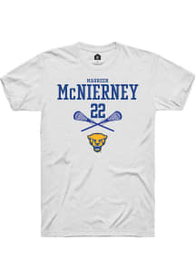 Maureen McNierney  Pitt Panthers White Rally NIL Sport Icon Short Sleeve T Shirt