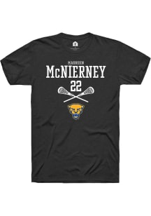 Maureen McNierney  Pitt Panthers Black Rally NIL Sport Icon Short Sleeve T Shirt