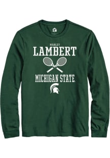 Marley Lambert  Michigan State Spartans Green Rally NIL Sport Icon Long Sleeve T Shirt